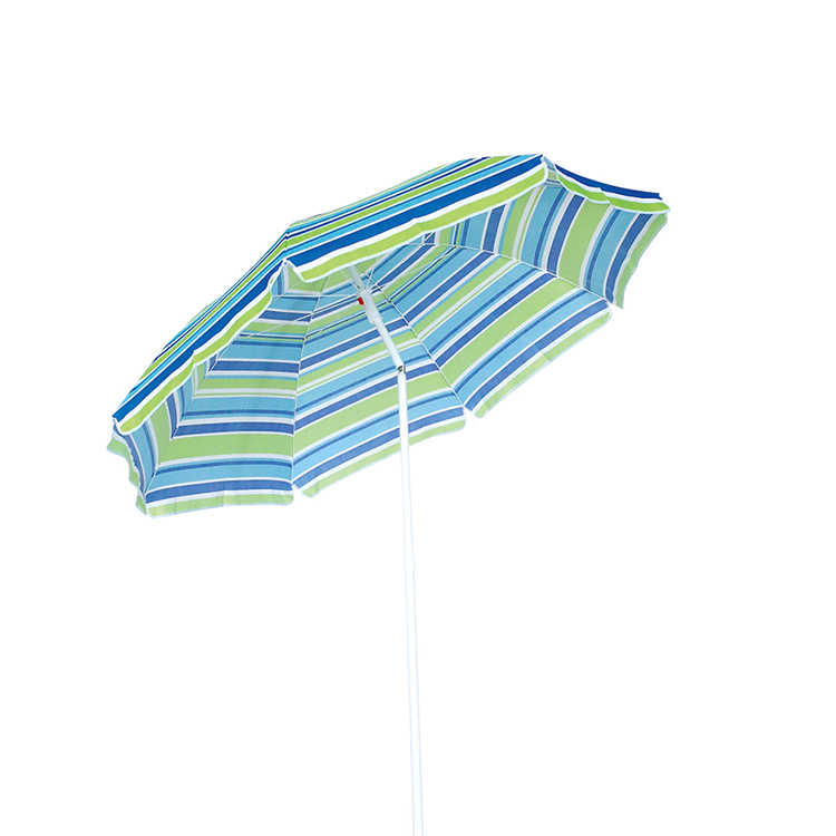 HYB1815 Beach Umbrella with 120g Polyester Colorful Stripe