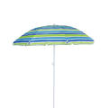HYB1815 Beach Umbrella with 120g Polyester Colorful Stripe