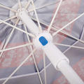 HYB1817 200cm Steel Pole Beach Umbrella with Heat Transfer Printing Fabric and UV Coating