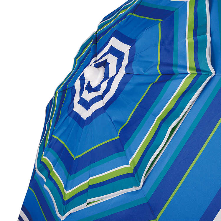 Custom HYB1818 200cm Beach Umbrella with Heat Transfer Printing Fabric ...