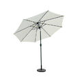 HYG1828 270cm Garden Umbrella with 8 Ribs and Crank System