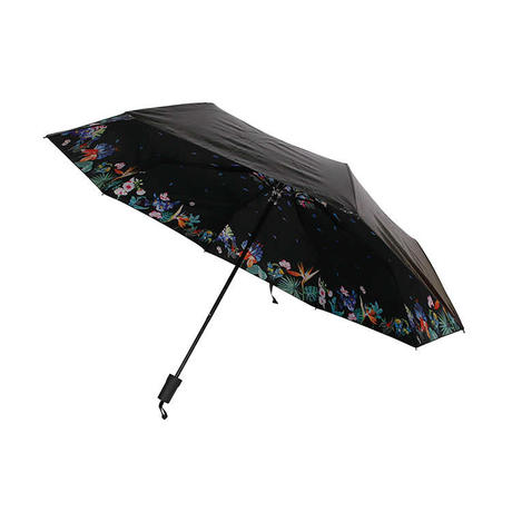 Modern Water-Proof HYR023 23'' Black Coating Umbrella 