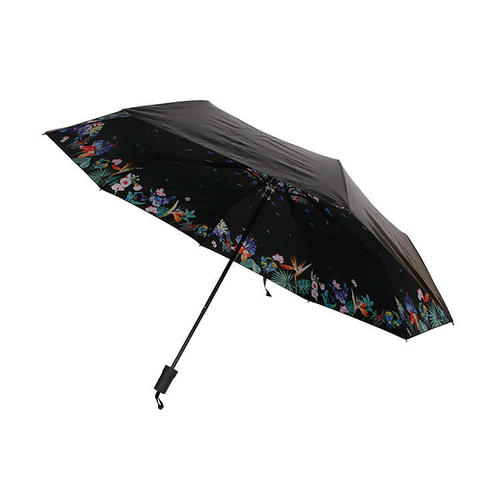 Modern Water-Proof HYR023 23'' Black Coating Umbrella 