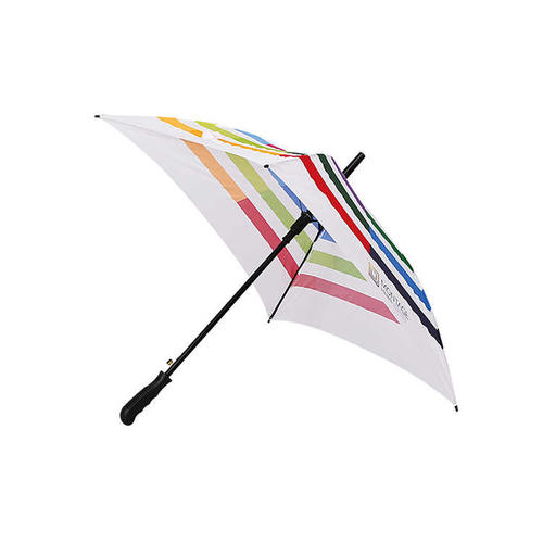 HYR028 29'' Automatic Squate Umbrella with Colorful Stripe