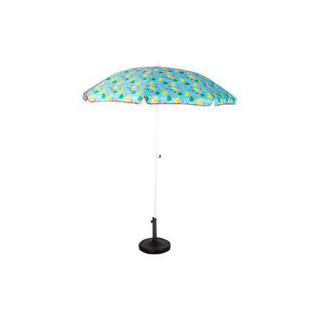 HYB1824 Printing Beach Umbrella Windproof Sun Umbrella