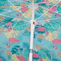 HYB1835 Blue Printing Beach Umbrella