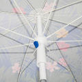 HYB1839 Olive Green Beach Umbrella With Fringe
