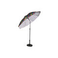 HYB1826 Dark Green Printing Adjustable Outdoor Beach Umbrella