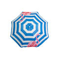 HYB1832 Blue Printing Beach Umbrella