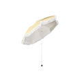 HYB1838 Light Yellow Beach Umbrella With Fringe