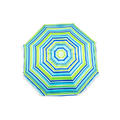 HYB1837 Blue-Green Beach Umbrella With Fringe